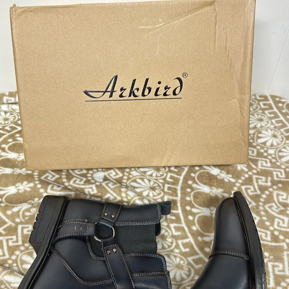 Arkbird Chelsea Ankle Boots for Men Genuine Leather Boots New in Box - Picture 2 of 12